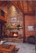 Jim Barna log homes, Fireplace