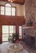 Jim Barna log home, livingroom