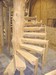 Handcrafted log staircase