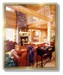 Jim Barna log home, livingroom